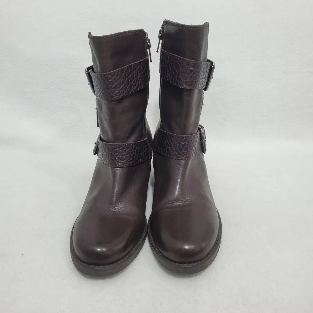 Clarks Fernwood Lake Brown Leather Boots